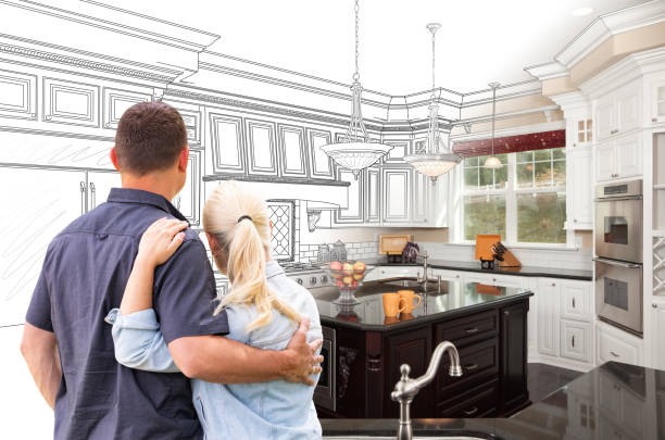 Professional Kitchen Flooring technician working in New Richmond, WI